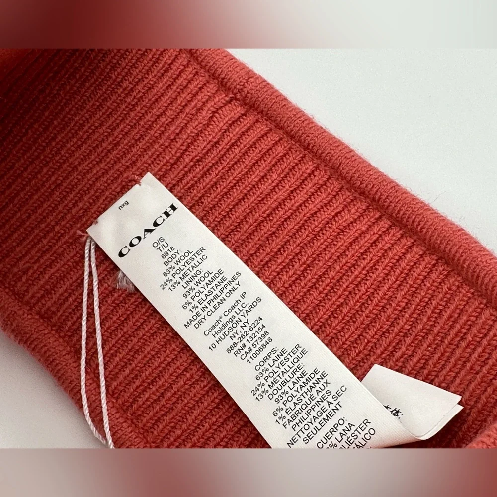 Coach Signature Knit Headband